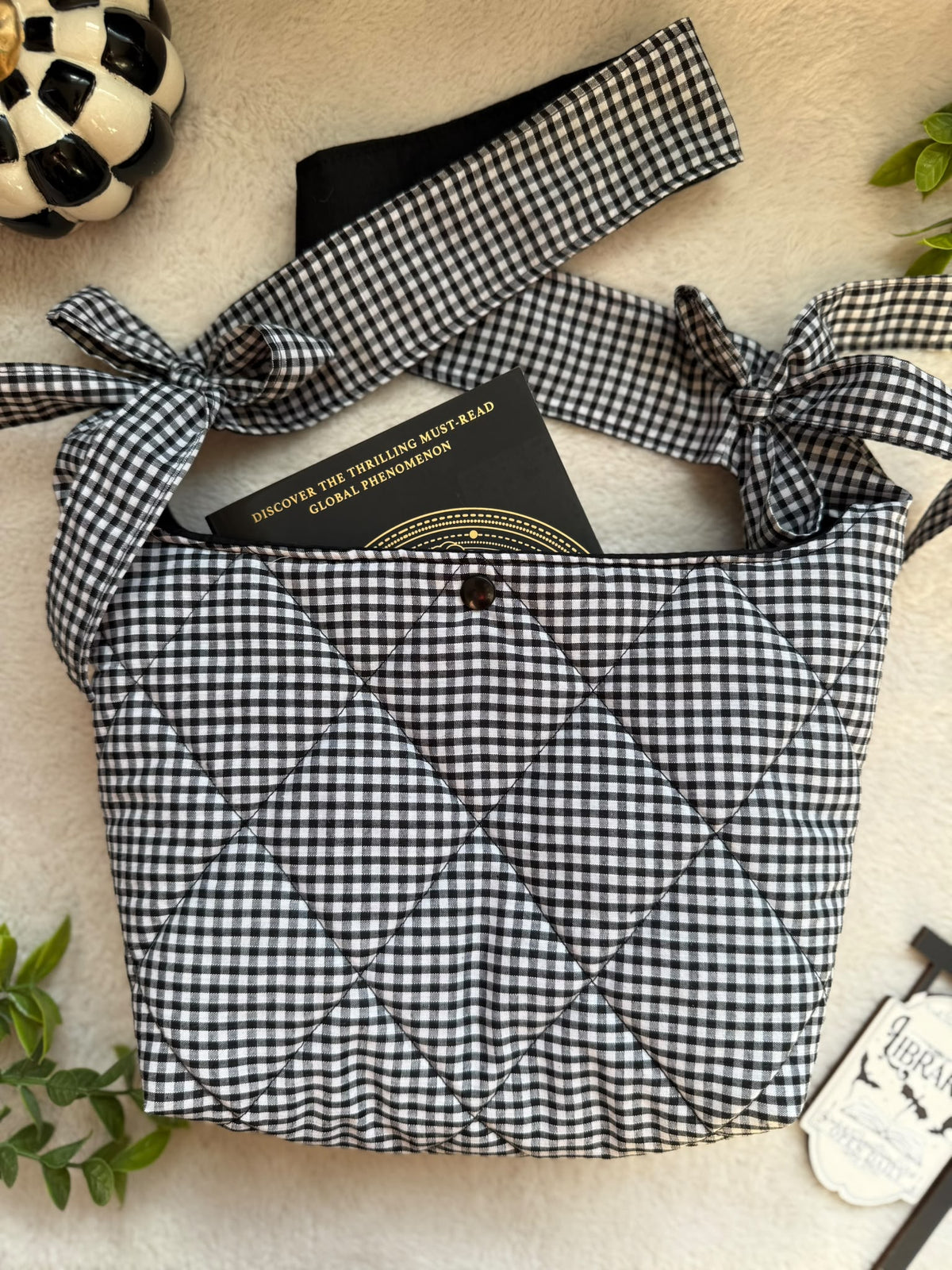 Quilted Mini Tote Bag - Christmas Edition